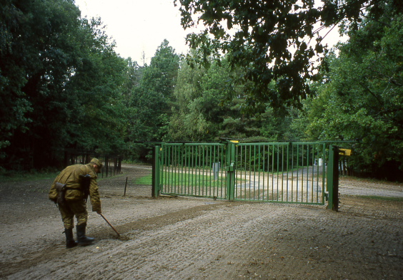 Grudzki border between Poland and Bielorussia