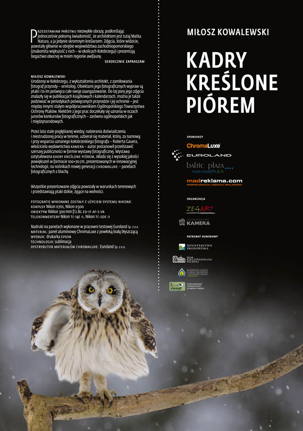 2014 – Kadry Kreślone Piórem –  Wystawa Miłosza Kowalewskiego